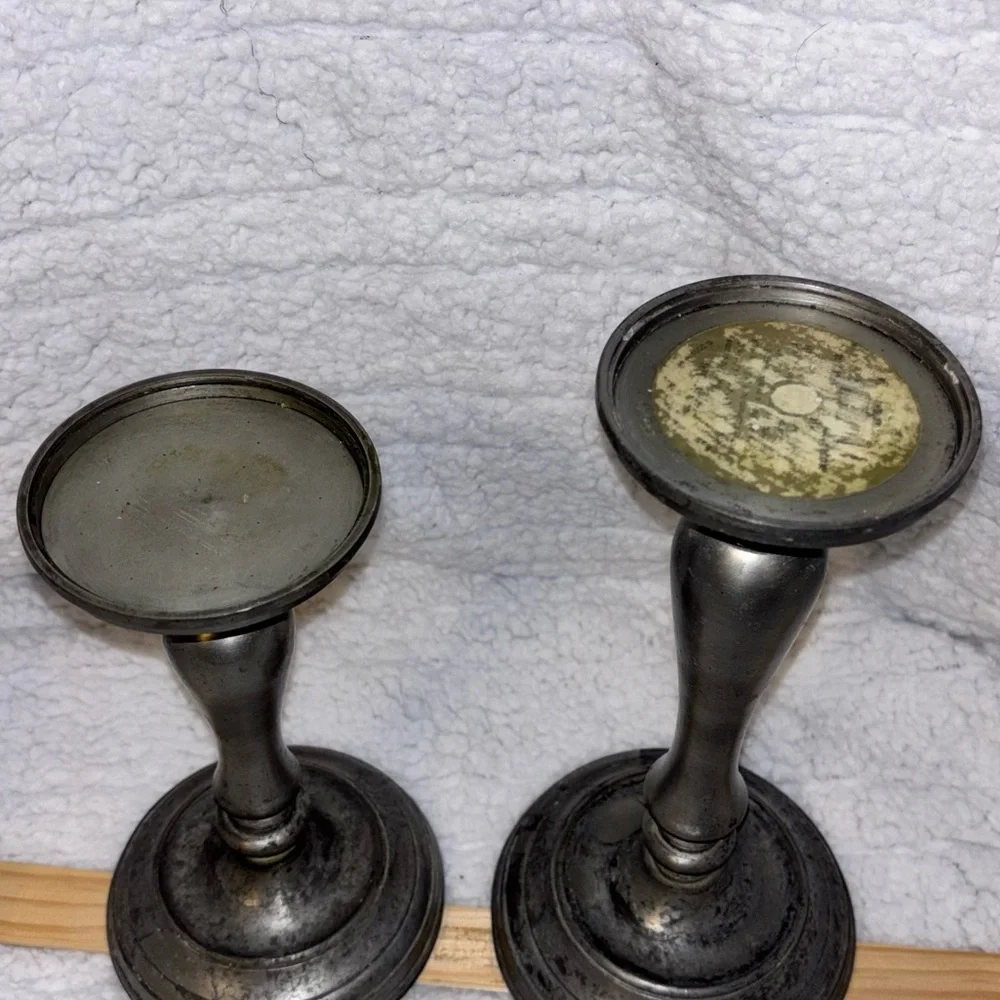 Restoration Hardware Candle Pillar Holders